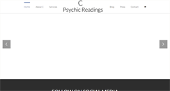 Desktop Screenshot of cpsychicreadings.com
